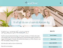 Tablet Screenshot of faceclinic.se
